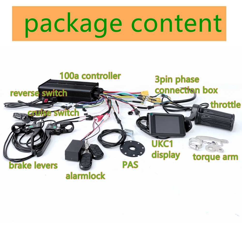 NBpower 72V 5000W 70-90 กม./ชม - 5000W Hub Motor Kit 72V บทวิจารณ์และราคา