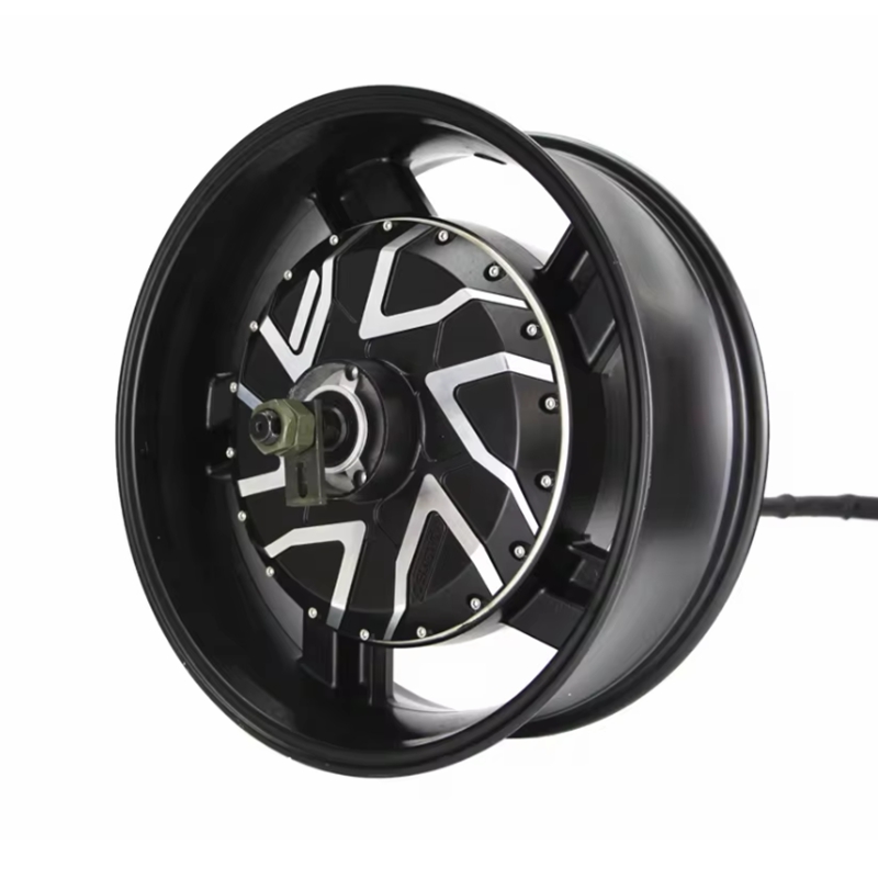 QS มอเตอร์ 12000W 17X6.0 นิ้ว  - 12000W Electric Motorcycle Hub Motor บทวิจารณ์และราคา